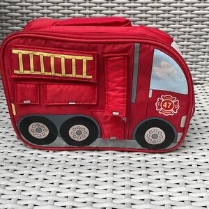🚒 Thermos Insulated Firetruck Zip Lunch Bag